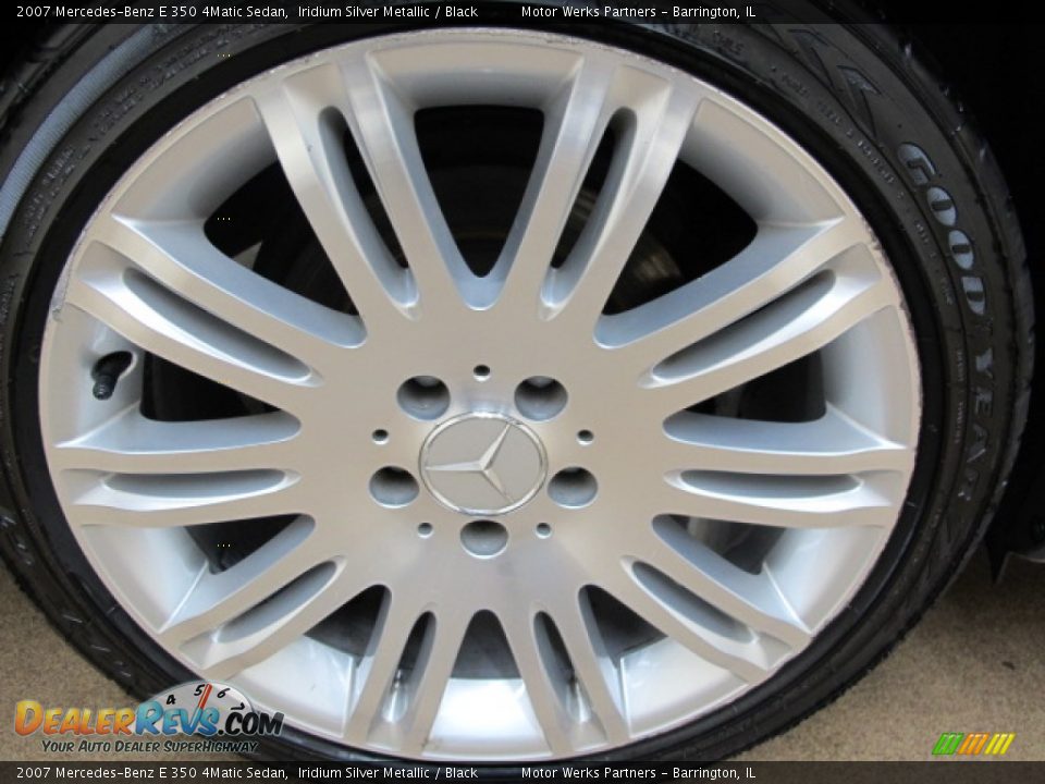 2007 Mercedes-Benz E 350 4Matic Sedan Iridium Silver Metallic / Black Photo #15