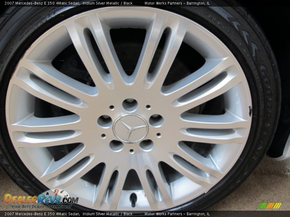 2007 Mercedes-Benz E 350 4Matic Sedan Iridium Silver Metallic / Black Photo #16