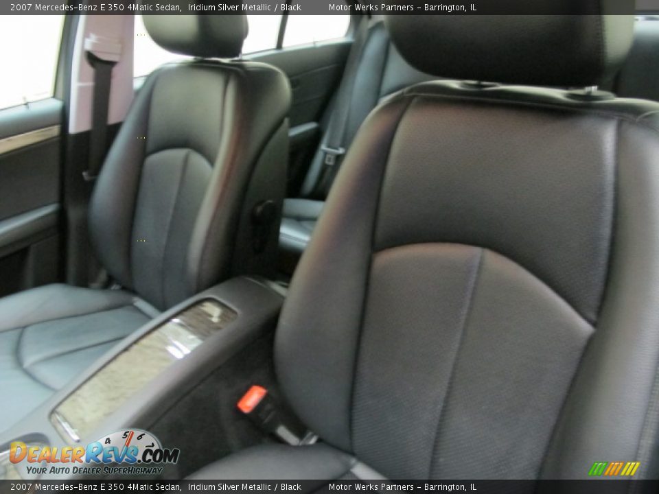 2007 Mercedes-Benz E 350 4Matic Sedan Iridium Silver Metallic / Black Photo #18