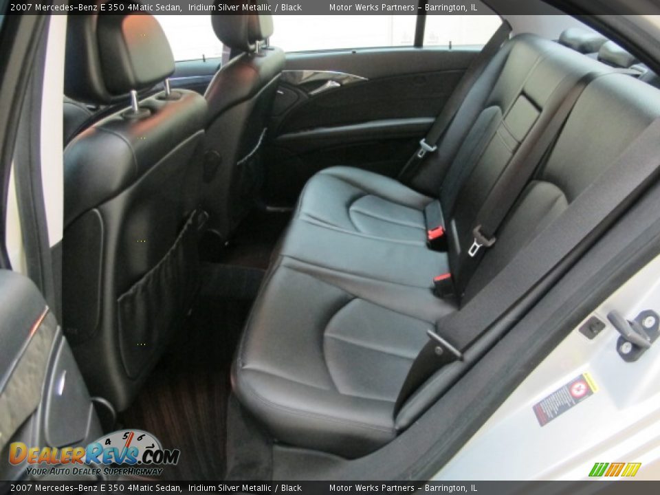 2007 Mercedes-Benz E 350 4Matic Sedan Iridium Silver Metallic / Black Photo #19