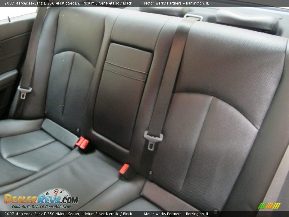 2007 Mercedes-Benz E 350 4Matic Sedan Iridium Silver Metallic / Black Photo #20