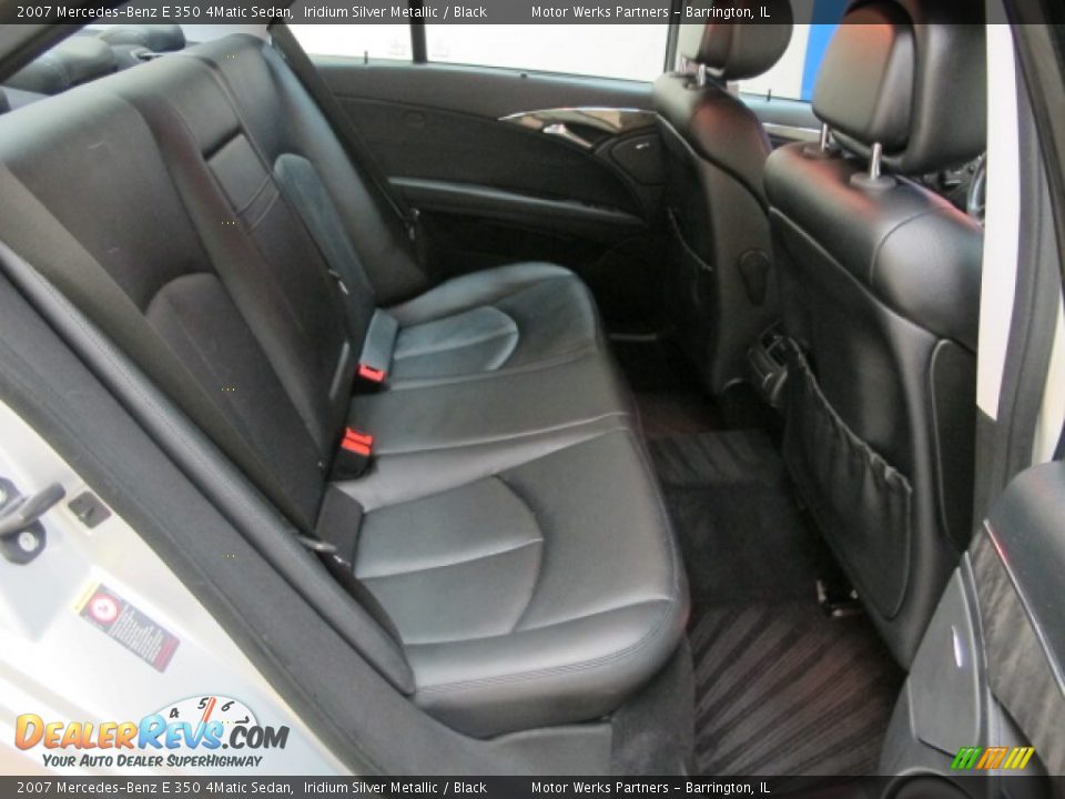 2007 Mercedes-Benz E 350 4Matic Sedan Iridium Silver Metallic / Black Photo #21