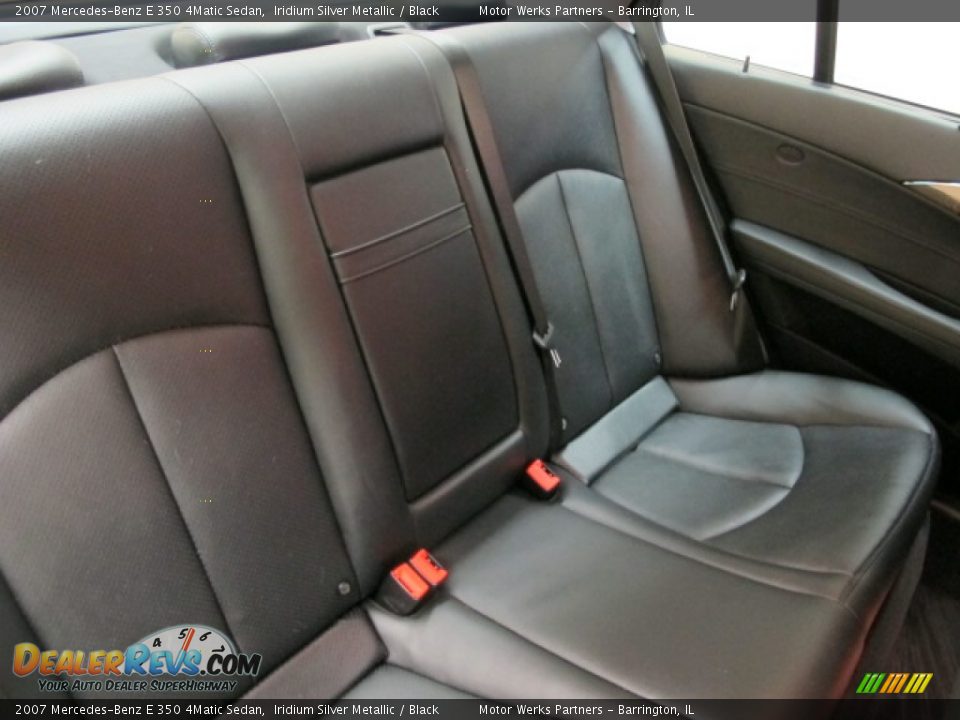 2007 Mercedes-Benz E 350 4Matic Sedan Iridium Silver Metallic / Black Photo #22