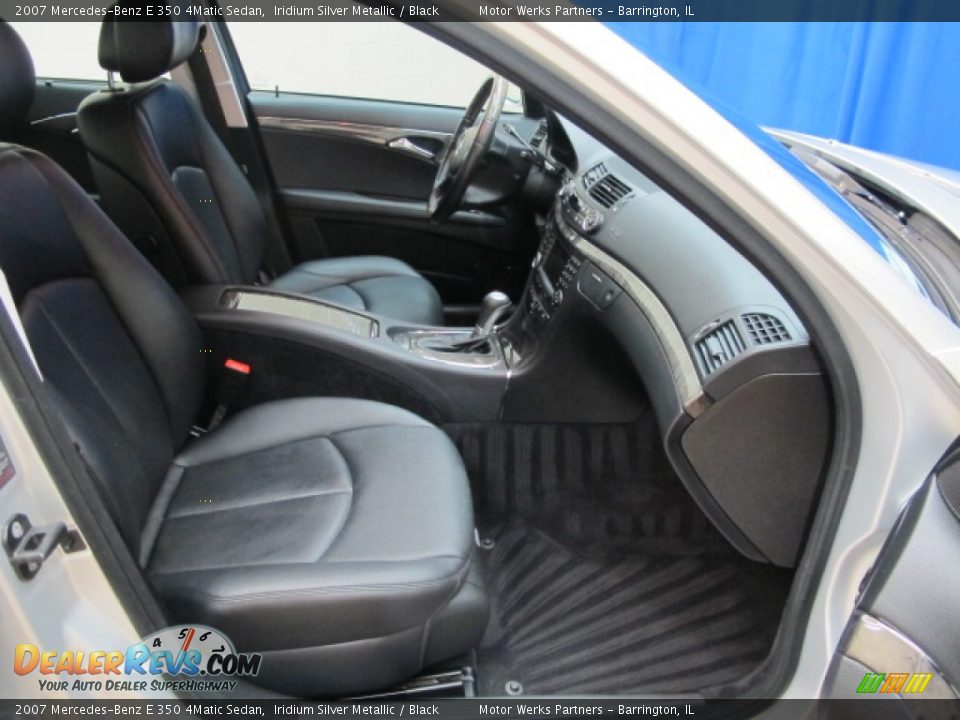 2007 Mercedes-Benz E 350 4Matic Sedan Iridium Silver Metallic / Black Photo #23