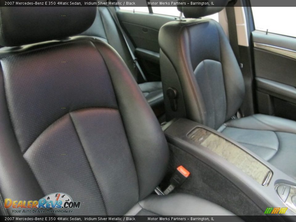 2007 Mercedes-Benz E 350 4Matic Sedan Iridium Silver Metallic / Black Photo #24