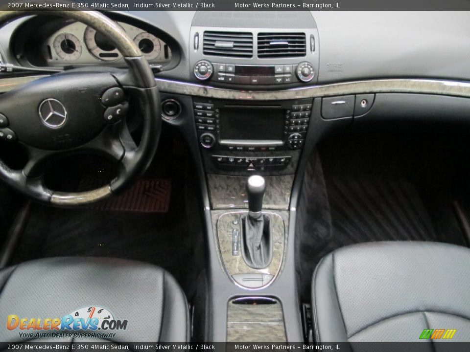 2007 Mercedes-Benz E 350 4Matic Sedan Iridium Silver Metallic / Black Photo #26