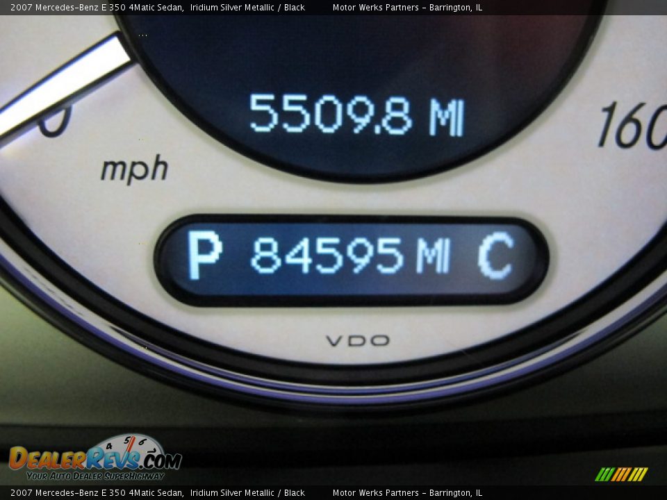 2007 Mercedes-Benz E 350 4Matic Sedan Iridium Silver Metallic / Black Photo #29