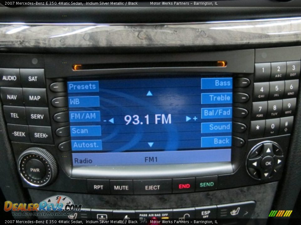 2007 Mercedes-Benz E 350 4Matic Sedan Iridium Silver Metallic / Black Photo #32
