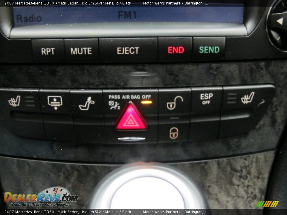 2007 Mercedes-Benz E 350 4Matic Sedan Iridium Silver Metallic / Black Photo #33