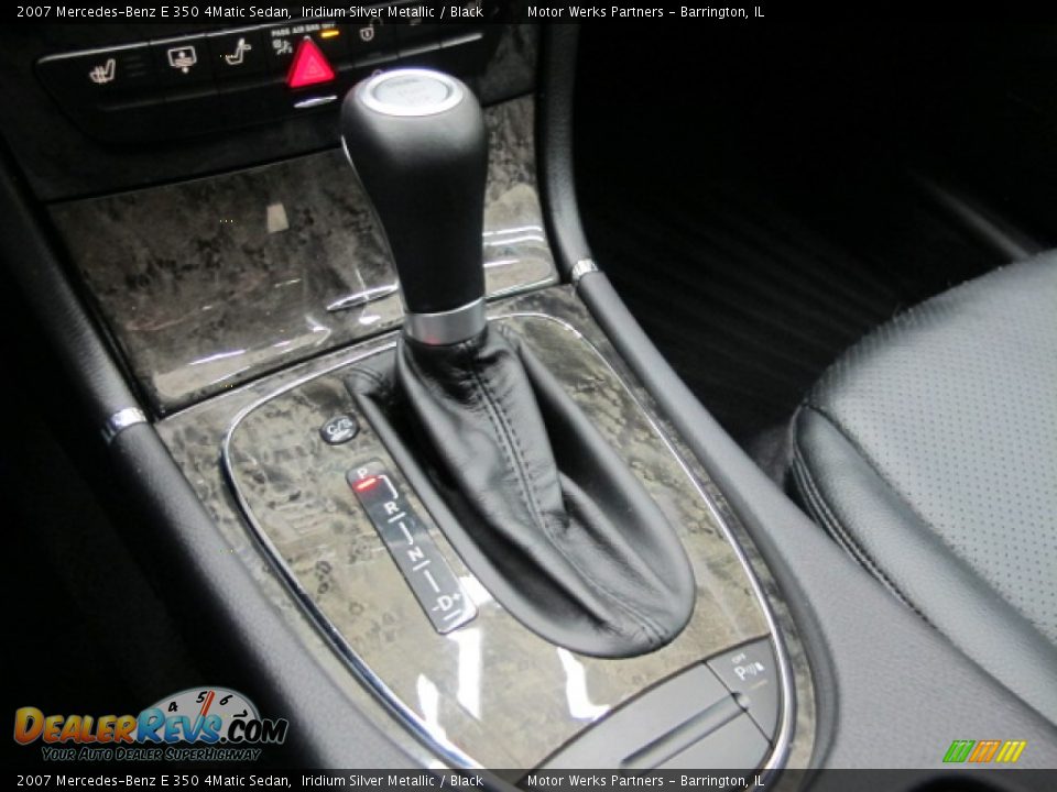 2007 Mercedes-Benz E 350 4Matic Sedan Iridium Silver Metallic / Black Photo #35
