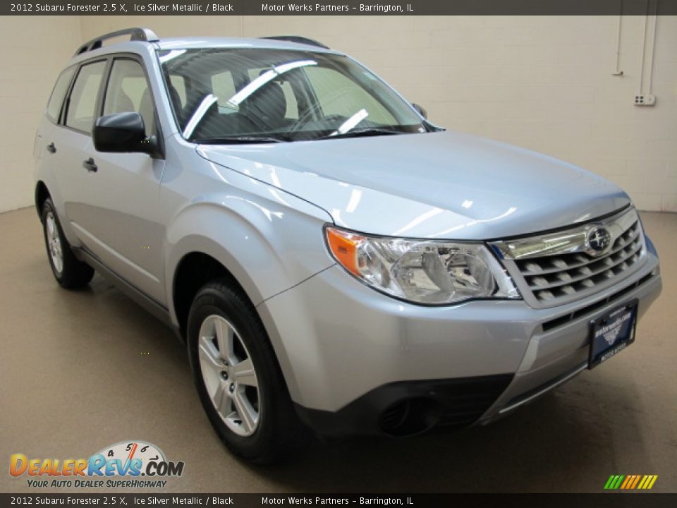 2012 Subaru Forester 2.5 X Ice Silver Metallic / Black Photo #1