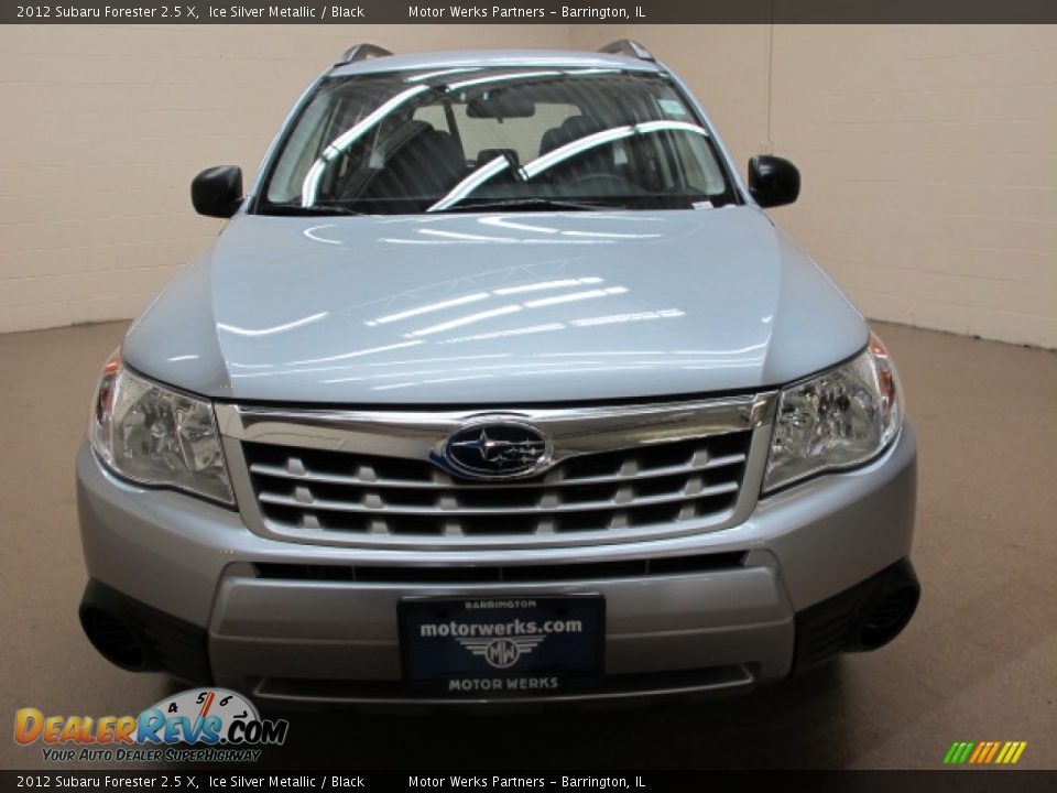 2012 Subaru Forester 2.5 X Ice Silver Metallic / Black Photo #2