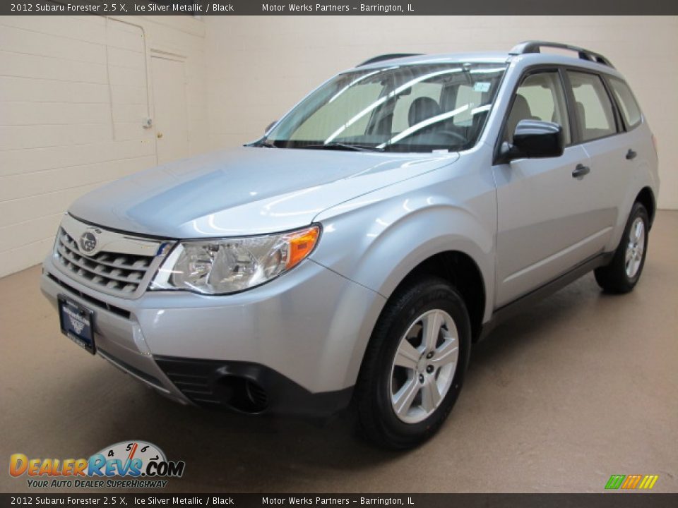 2012 Subaru Forester 2.5 X Ice Silver Metallic / Black Photo #3