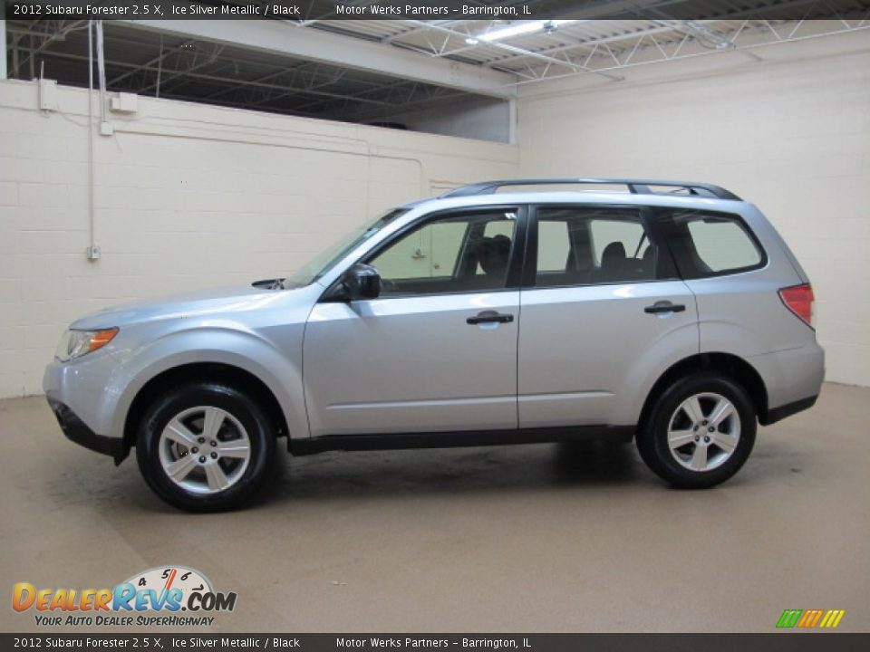 2012 Subaru Forester 2.5 X Ice Silver Metallic / Black Photo #4