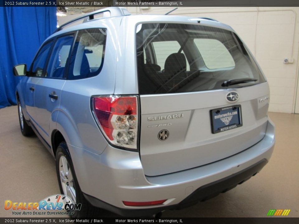 2012 Subaru Forester 2.5 X Ice Silver Metallic / Black Photo #5