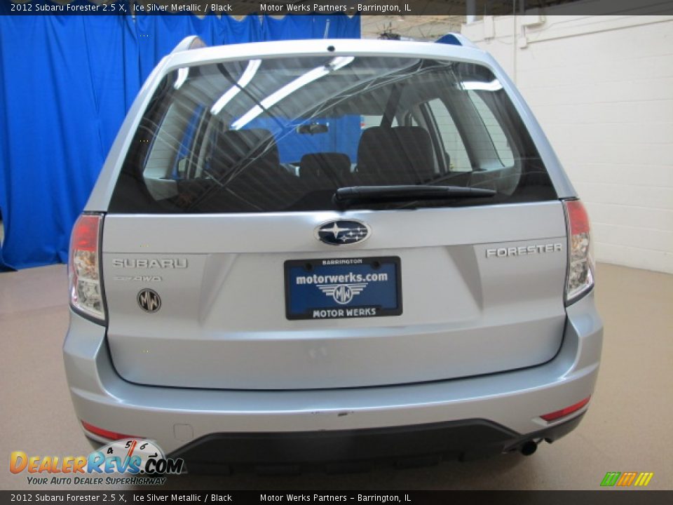 2012 Subaru Forester 2.5 X Ice Silver Metallic / Black Photo #6