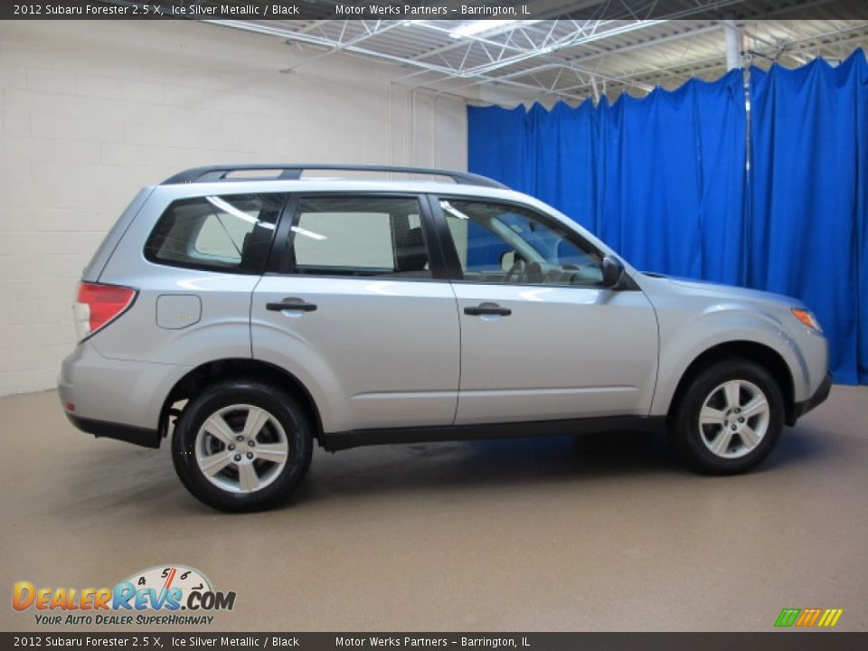 2012 Subaru Forester 2.5 X Ice Silver Metallic / Black Photo #8