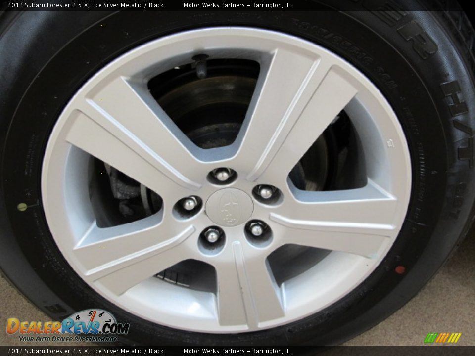 2012 Subaru Forester 2.5 X Ice Silver Metallic / Black Photo #10