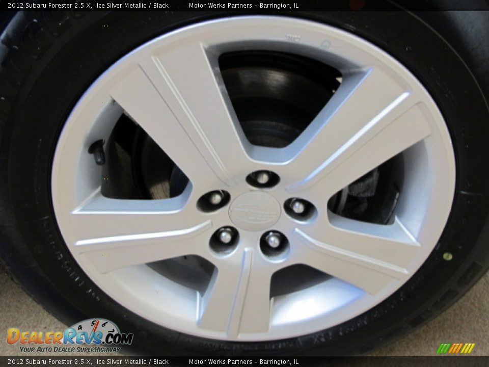 2012 Subaru Forester 2.5 X Ice Silver Metallic / Black Photo #13