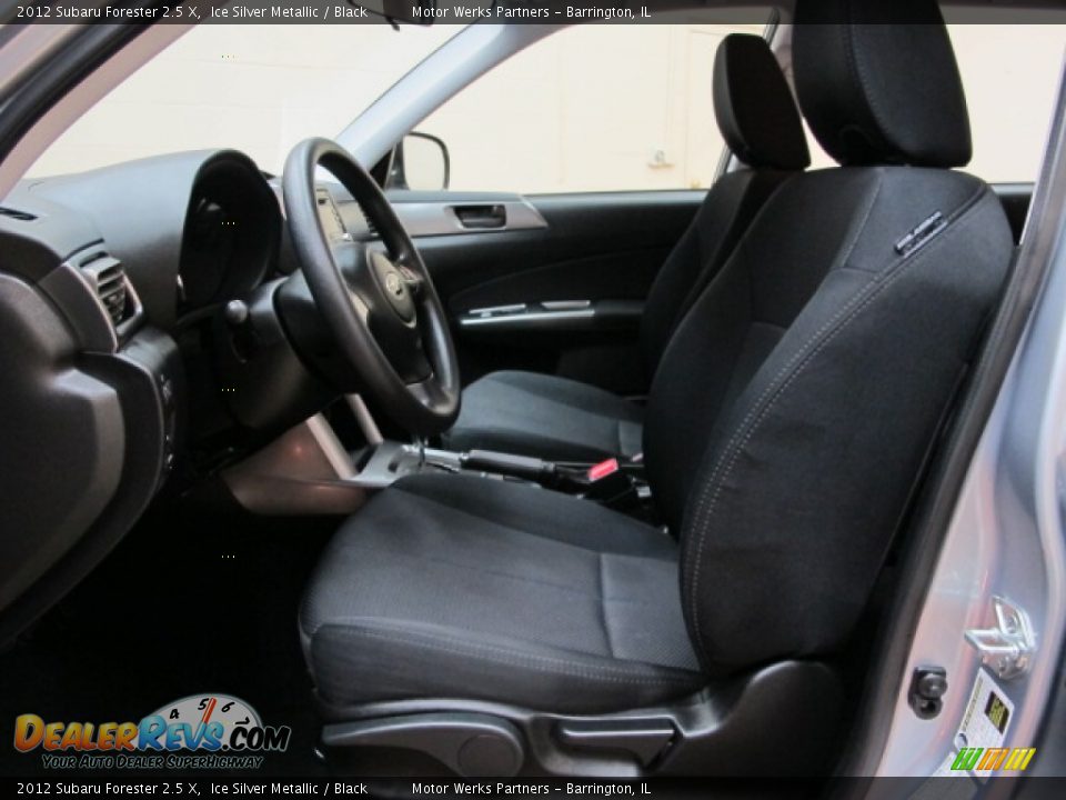 2012 Subaru Forester 2.5 X Ice Silver Metallic / Black Photo #14