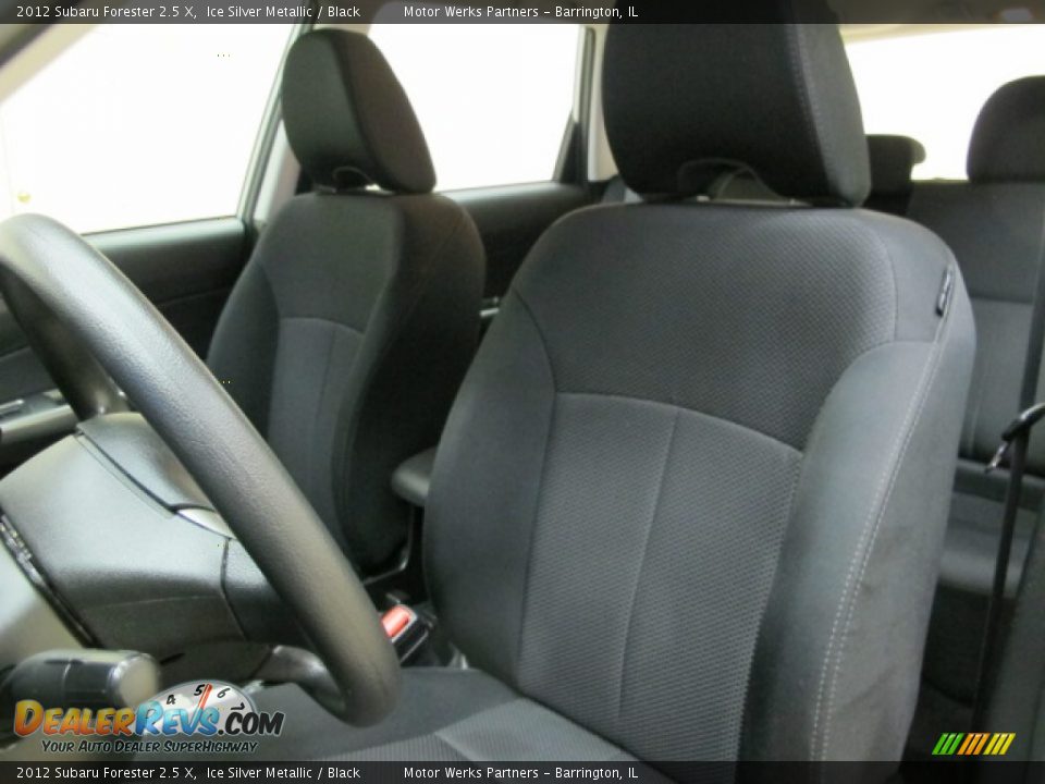 2012 Subaru Forester 2.5 X Ice Silver Metallic / Black Photo #15