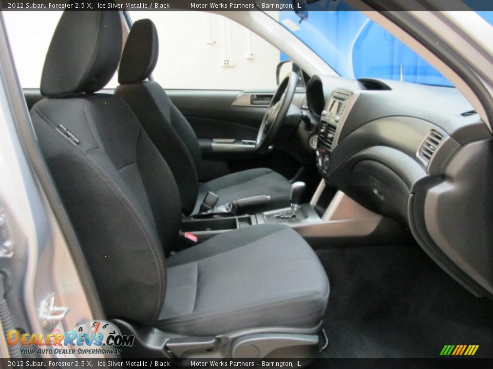 2012 Subaru Forester 2.5 X Ice Silver Metallic / Black Photo #20