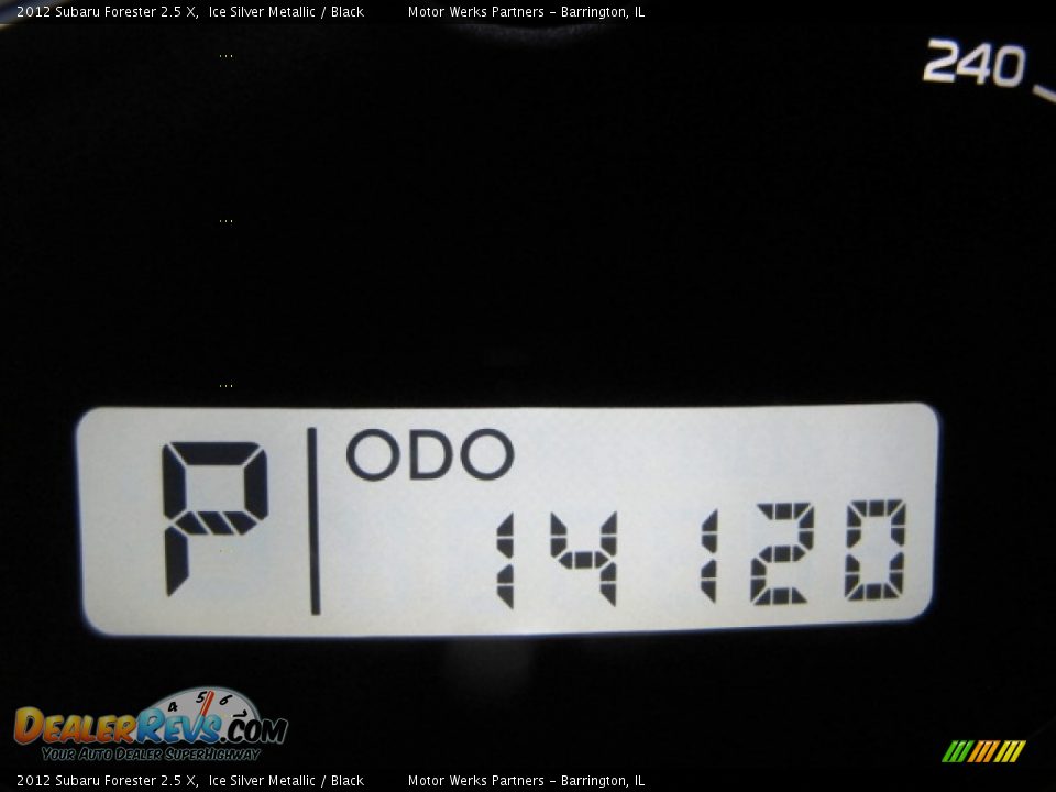 2012 Subaru Forester 2.5 X Ice Silver Metallic / Black Photo #25