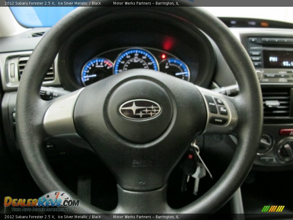 2012 Subaru Forester 2.5 X Ice Silver Metallic / Black Photo #30