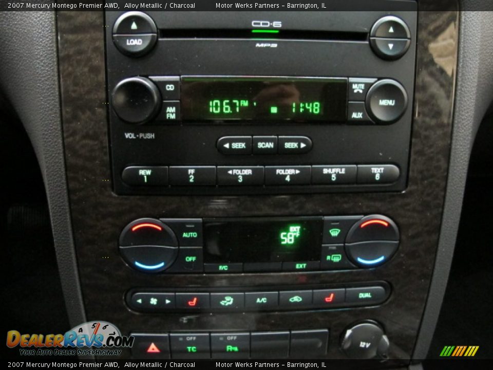 2007 Mercury Montego Premier AWD Alloy Metallic / Charcoal Photo #28