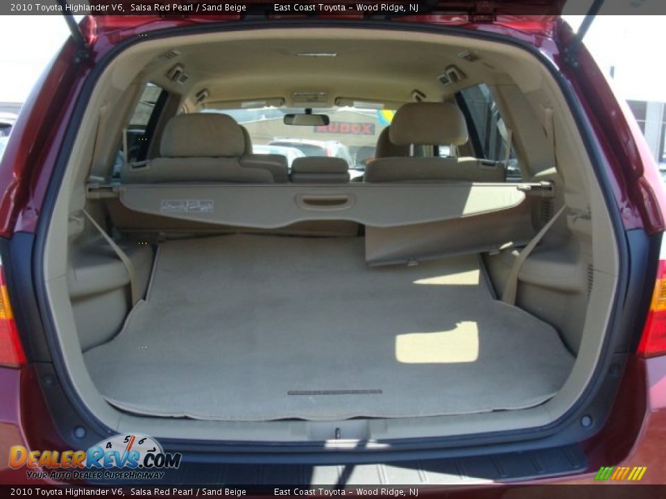2010 Toyota Highlander V6 Salsa Red Pearl / Sand Beige Photo #13
