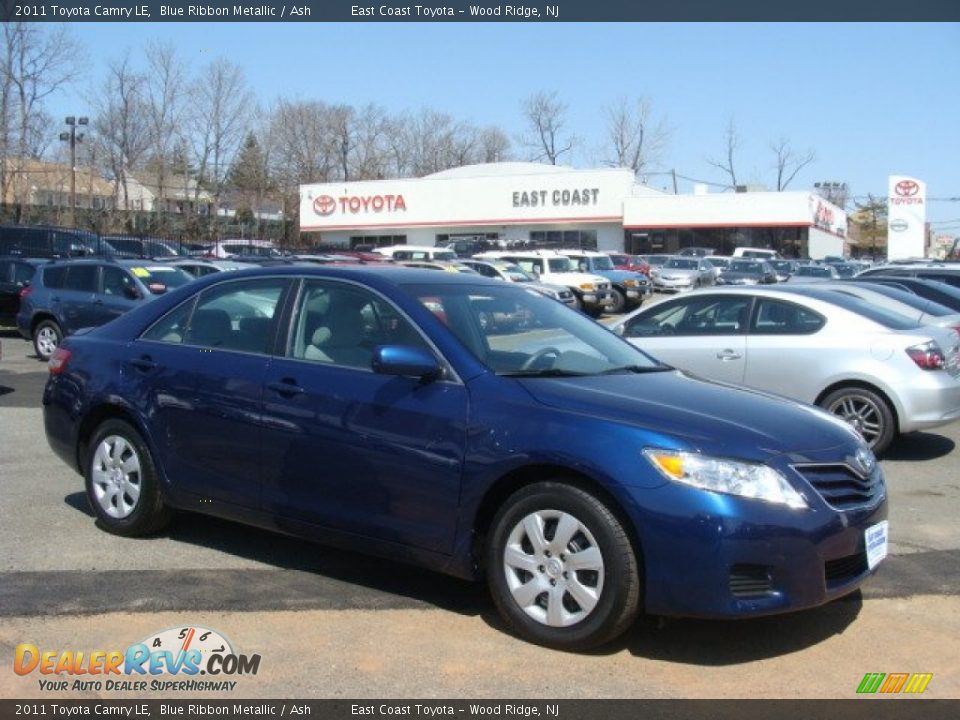 2011 Toyota Camry LE Blue Ribbon Metallic / Ash Photo #1