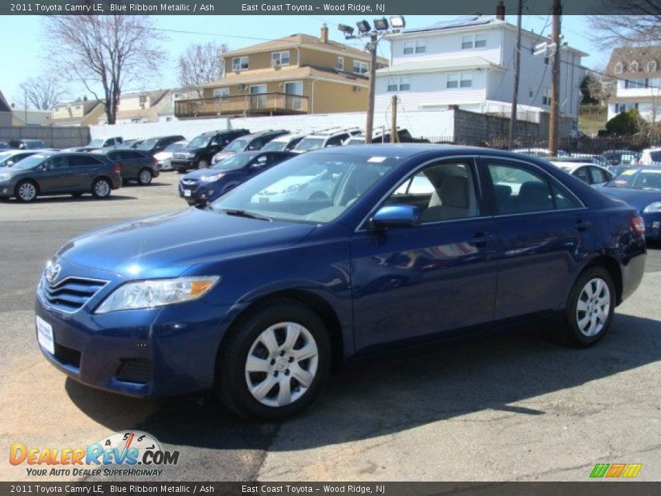 2011 Toyota Camry LE Blue Ribbon Metallic / Ash Photo #3