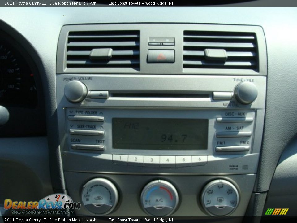 2011 Toyota Camry LE Blue Ribbon Metallic / Ash Photo #11