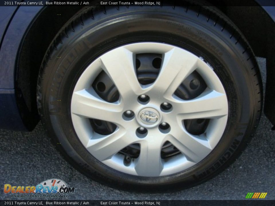 2011 Toyota Camry LE Blue Ribbon Metallic / Ash Photo #14