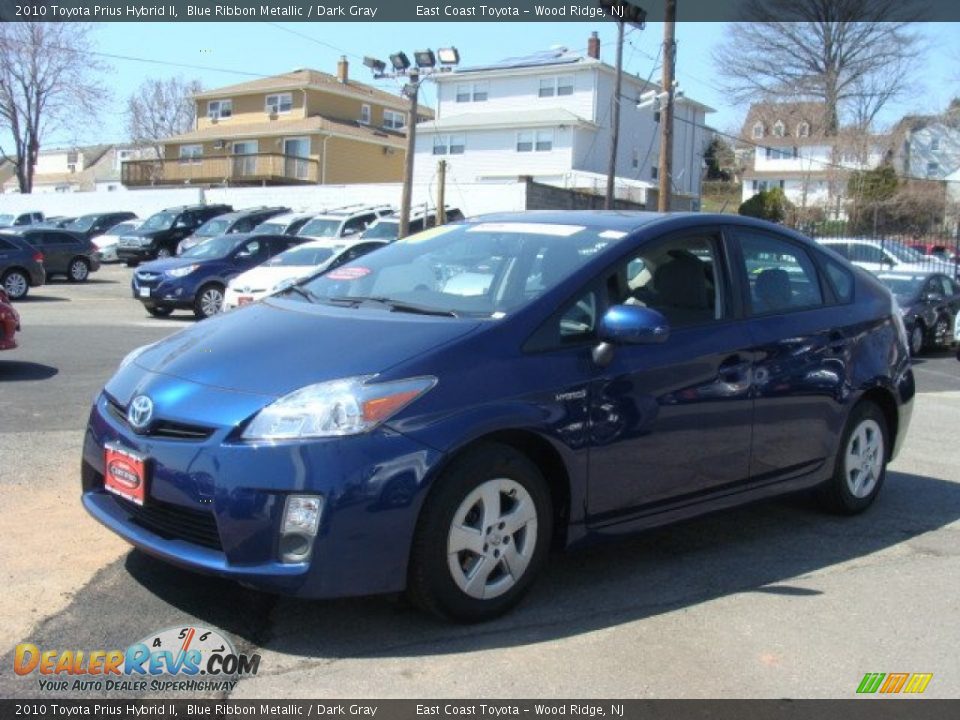 2010 Toyota Prius Hybrid II Blue Ribbon Metallic / Dark Gray Photo #3