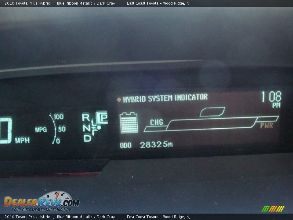 2010 Toyota Prius Hybrid II Blue Ribbon Metallic / Dark Gray Photo #10