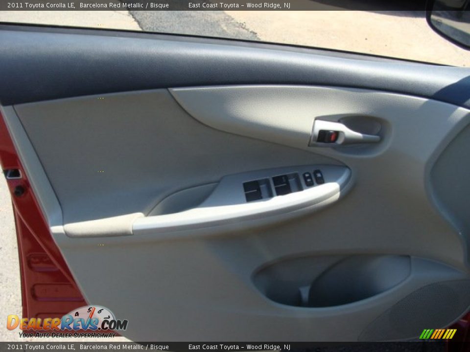 2011 Toyota Corolla LE Barcelona Red Metallic / Bisque Photo #6