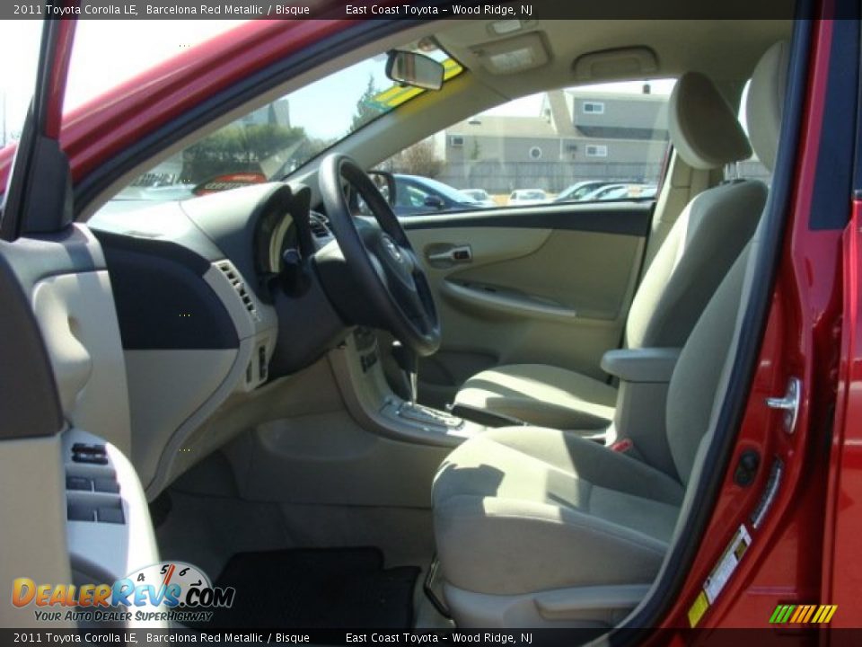 2011 Toyota Corolla LE Barcelona Red Metallic / Bisque Photo #7
