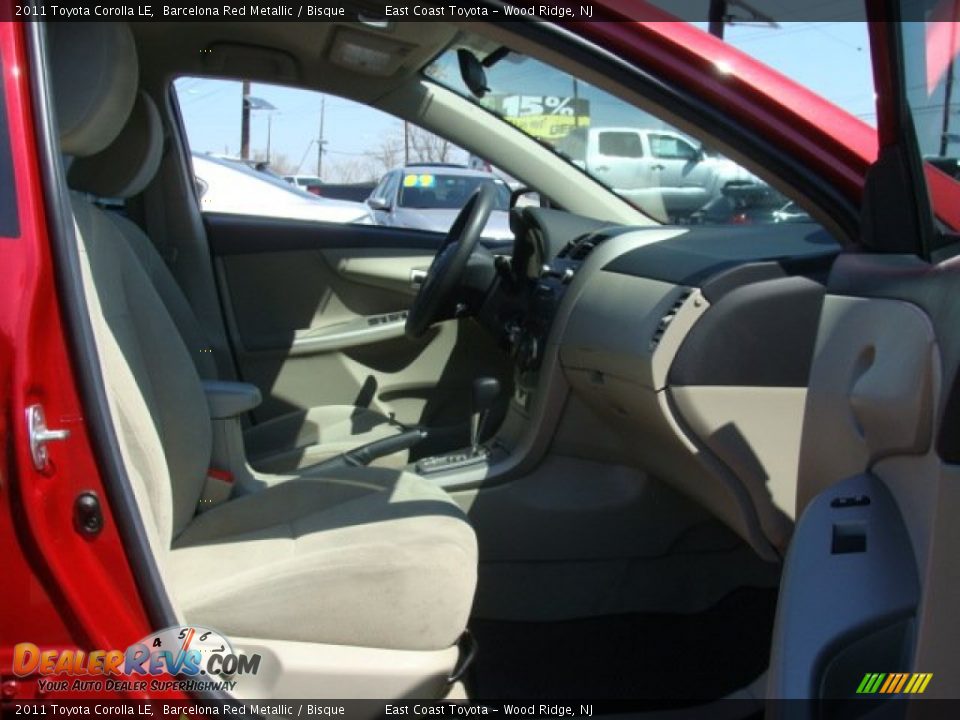 2011 Toyota Corolla LE Barcelona Red Metallic / Bisque Photo #8