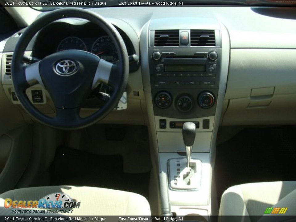 2011 Toyota Corolla LE Barcelona Red Metallic / Bisque Photo #9