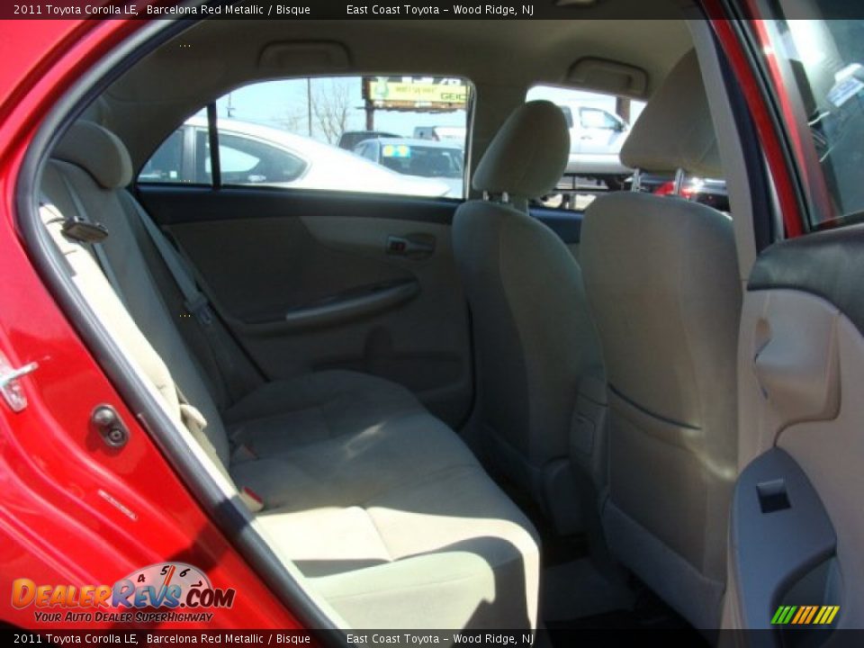 2011 Toyota Corolla LE Barcelona Red Metallic / Bisque Photo #12