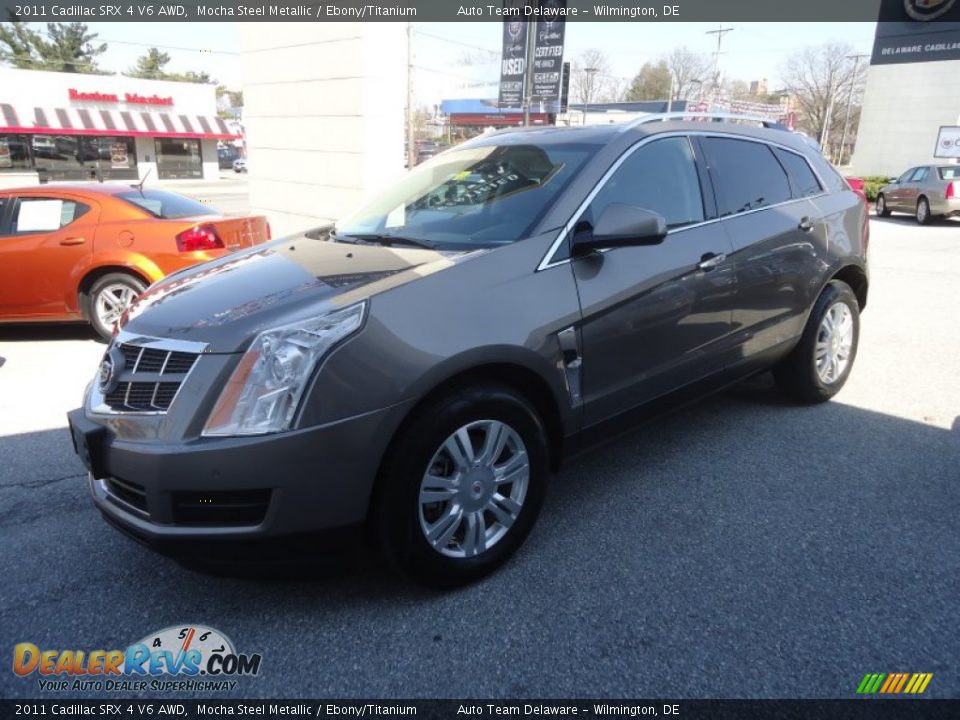 2011 Cadillac SRX 4 V6 AWD Mocha Steel Metallic / Ebony/Titanium Photo #2