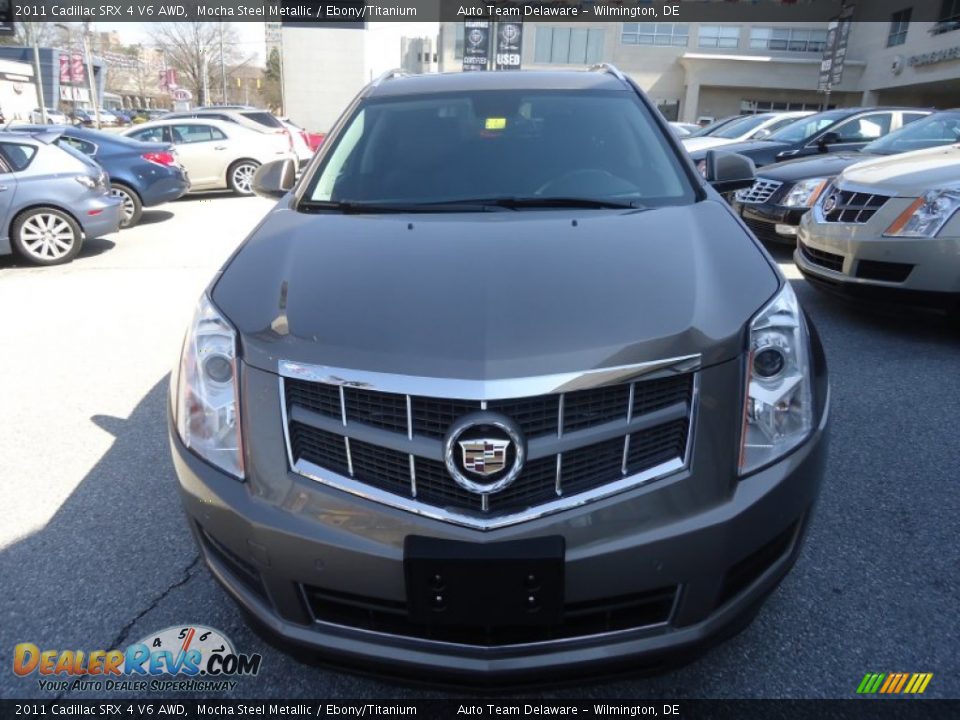 2011 Cadillac SRX 4 V6 AWD Mocha Steel Metallic / Ebony/Titanium Photo #3