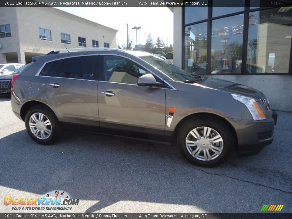 2011 Cadillac SRX 4 V6 AWD Mocha Steel Metallic / Ebony/Titanium Photo #5