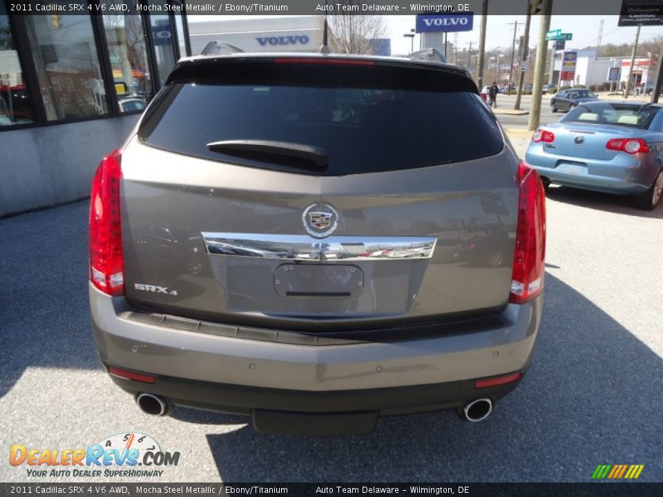 2011 Cadillac SRX 4 V6 AWD Mocha Steel Metallic / Ebony/Titanium Photo #7
