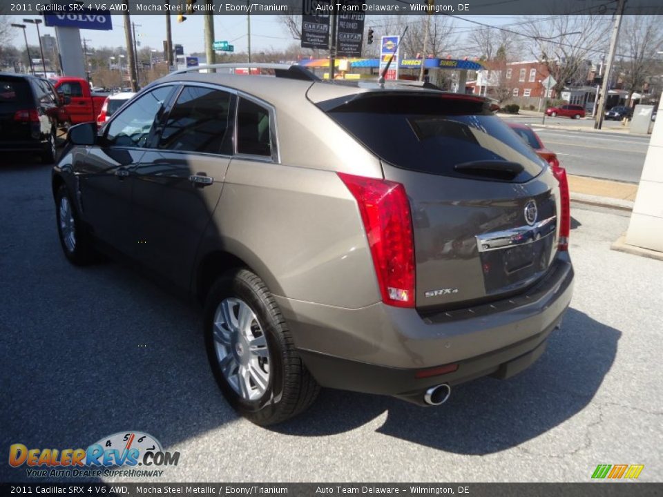2011 Cadillac SRX 4 V6 AWD Mocha Steel Metallic / Ebony/Titanium Photo #8