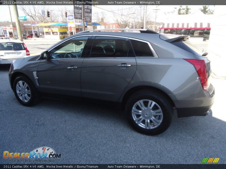 2011 Cadillac SRX 4 V6 AWD Mocha Steel Metallic / Ebony/Titanium Photo #9
