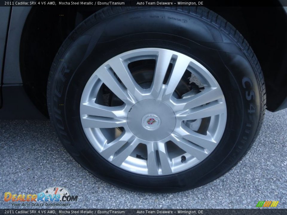 2011 Cadillac SRX 4 V6 AWD Mocha Steel Metallic / Ebony/Titanium Photo #11