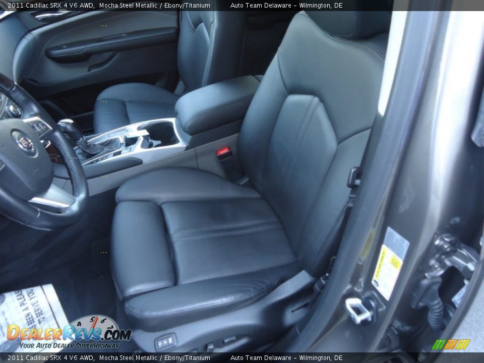 2011 Cadillac SRX 4 V6 AWD Mocha Steel Metallic / Ebony/Titanium Photo #13