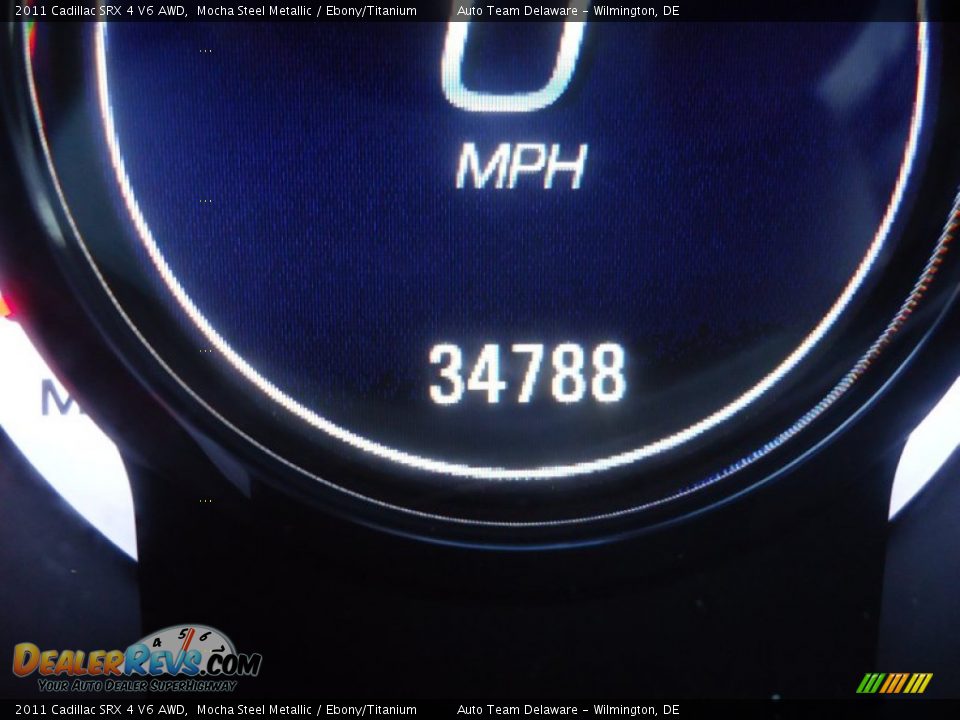 2011 Cadillac SRX 4 V6 AWD Mocha Steel Metallic / Ebony/Titanium Photo #14